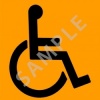 Disabled Wheel Chair Sticker